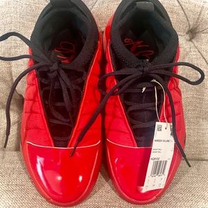 Adidas Harden Volume 7 basketball shoes “Scarlet Core Black”